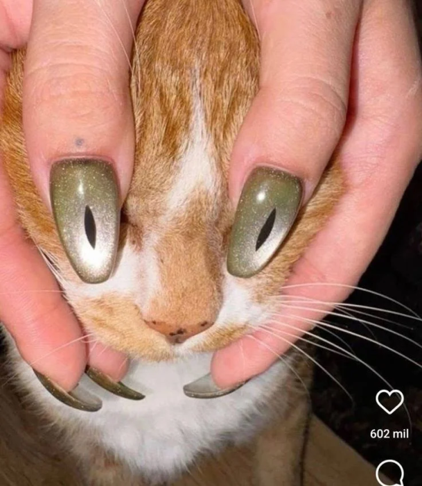 Неудачный дизайн ногтей