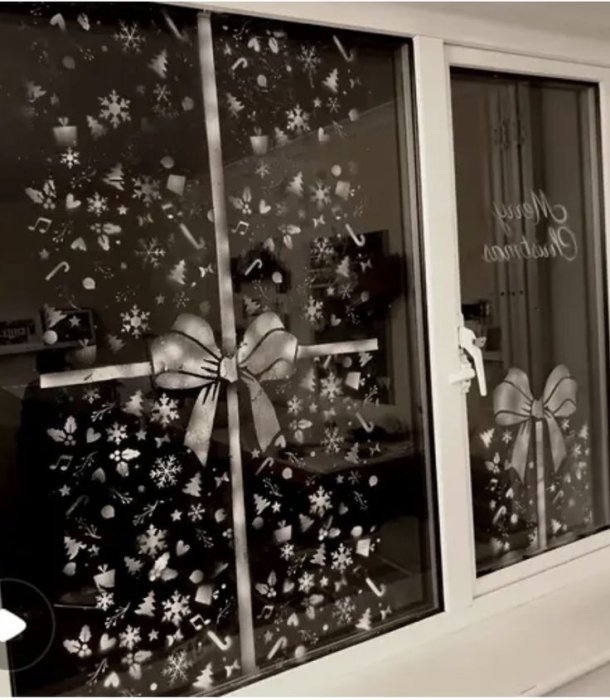 Как украсить окна к Новому году, идеи