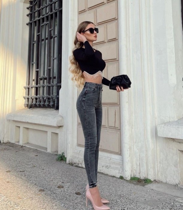 Скини джинсы, фото