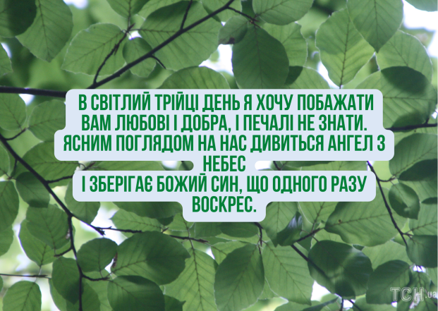 Вітання з нагоди Зелених свят