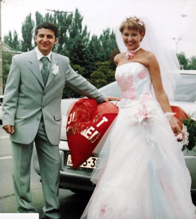 Олена Зеленська - фото з весілля