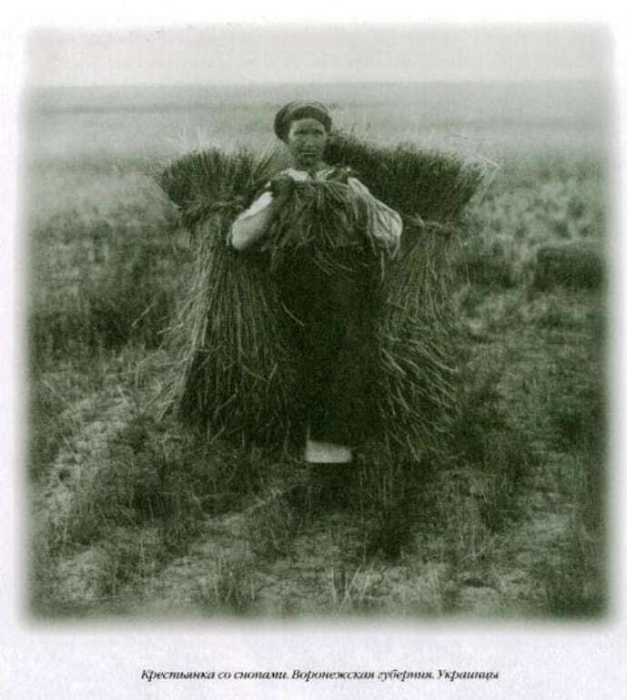 Украинка на поле, фото