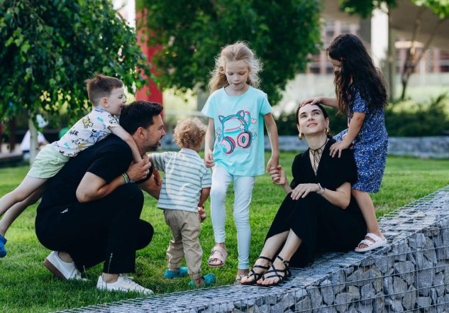 Тимур Мірошниченко з дітьми, фото