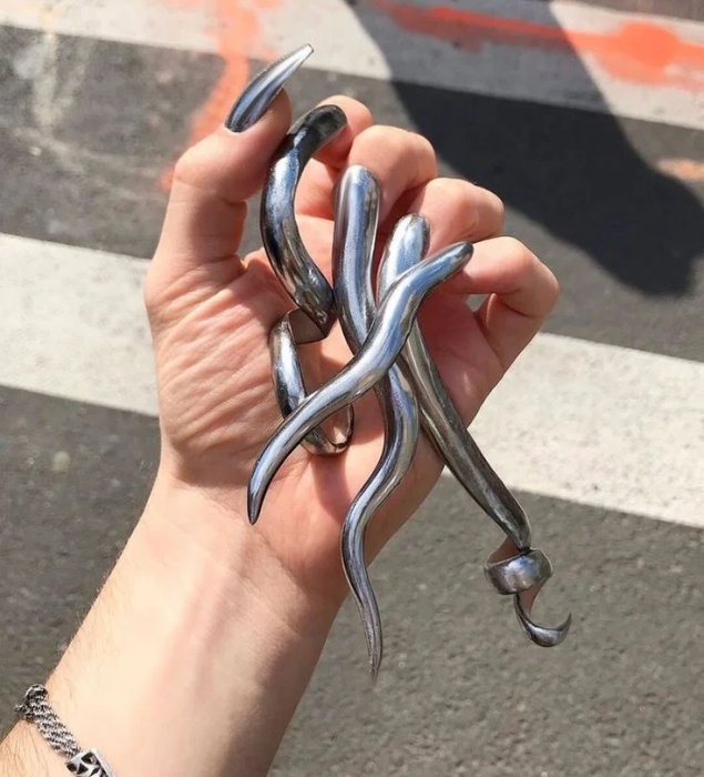 Неудачный дизайн ногтей