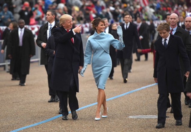 В чем была одета Мелания Трамп на инаугурации, фото