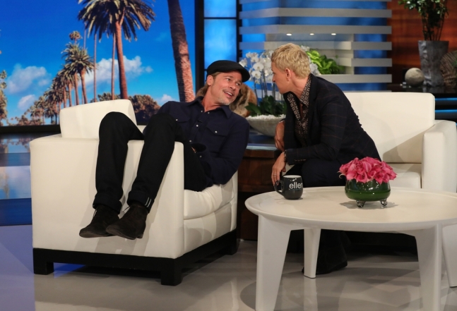 The Ellen DeGeneres Show Брэд Питт