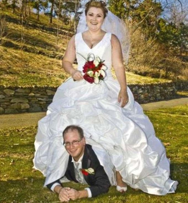 Смішні весільні пози для фото
