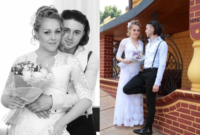 Тарас и Елена Тополя — свадебные фото