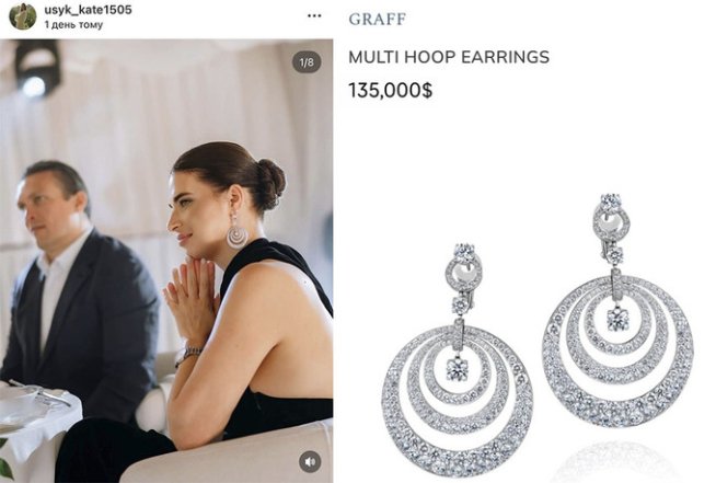 Екатерина Усик засветила роскошные серьги более чем за 5,6 миллиона гривен