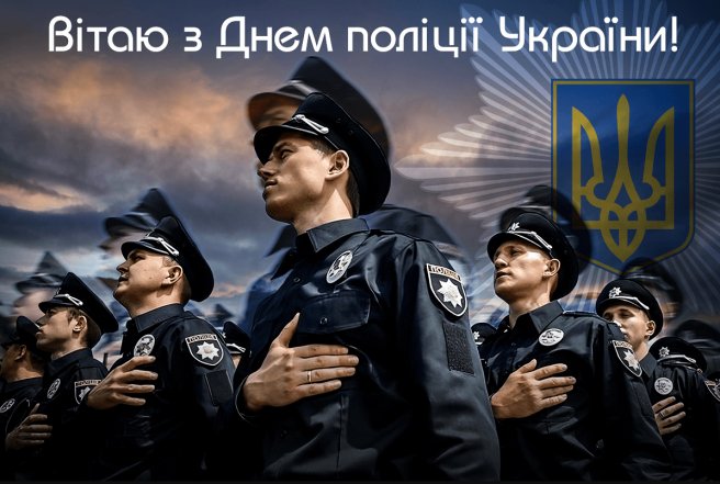 Поздравления с Днем Национальной полиции