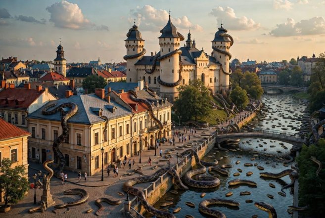 Как выглядят города Украины глазами искусственного интеллекта