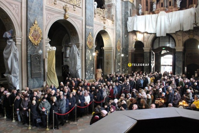 Похороны Степана Гиги во Львове, фото