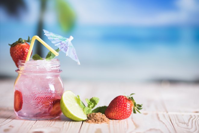 как готовить клубничное мохито