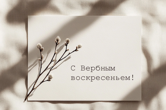 Вербное Воскресенье, пожелания