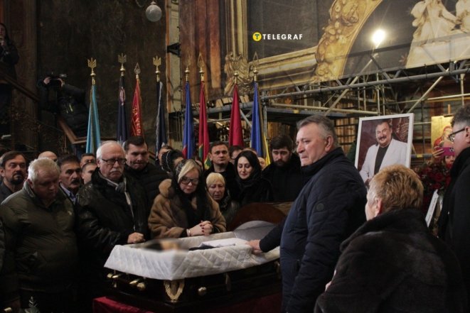 Похороны Степана Гиги во Львове, фото