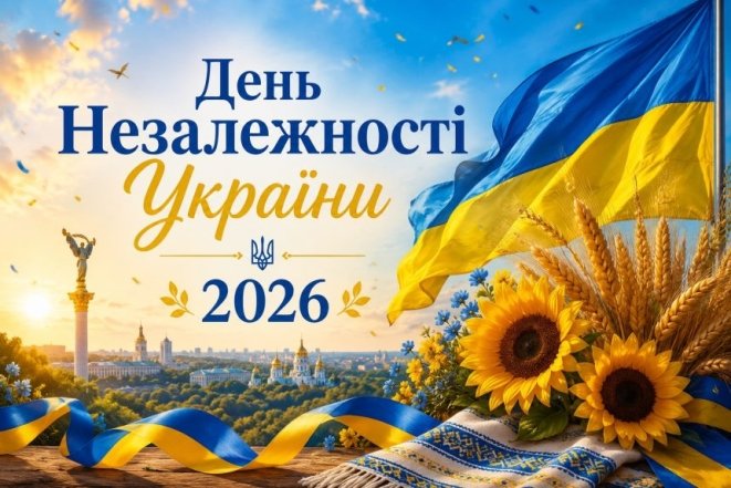З Днем Незалежності України — яскраві картинки та привітання