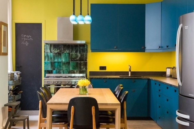Жовто-блакитна кухня: трендові варіанти інтер'єру в національних кольорах (ФОТО) - фото №5