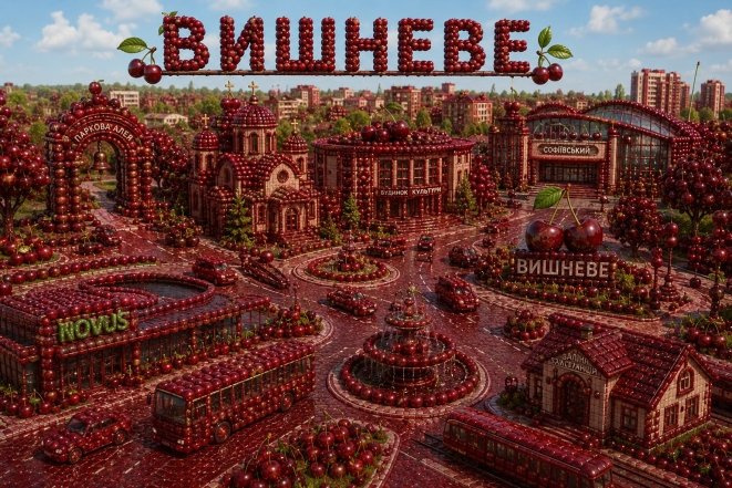 Как выглядят города Украины глазами искусственного интеллекта