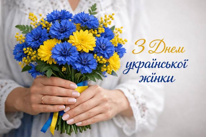 Открытки с Днем украинской женщины