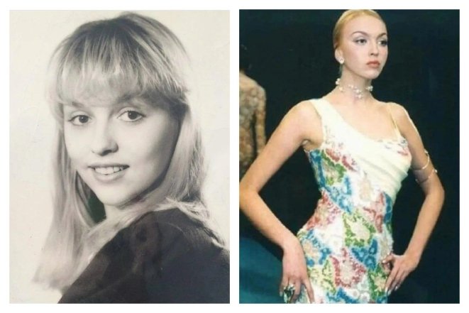 Юная Оля Полякова, фото