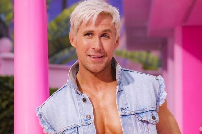 Раян Гослінг з фарбованим волоссям, фото