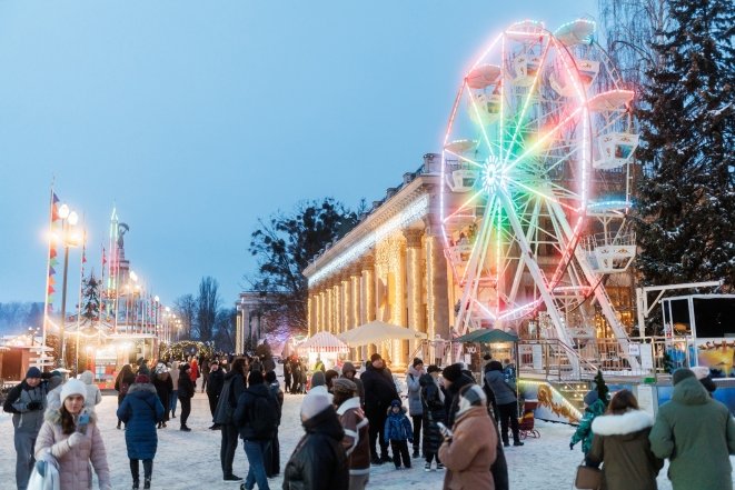 ВДНГ Різдвяний ярмарок Київ 2025/2026 - Резиденція Санти та інші атракції, розклад роботи