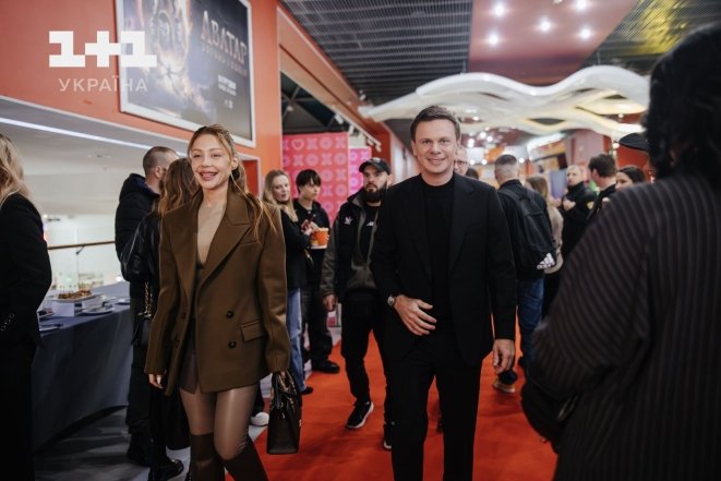 Дмитрий Комаров на допремьерном показе своего нового фильма "Выход" в Киеве