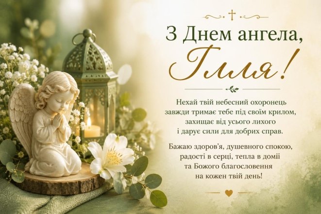 картинка с днем ангела Ильи