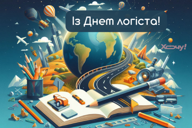 Гарні вітання із Всеукраїнським днем логіста 2024 українською