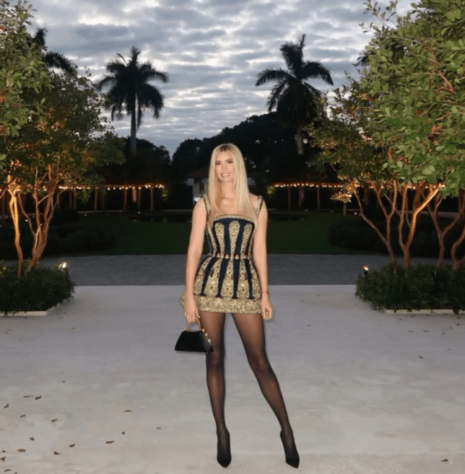 Иванка Трамп — эффектное миниплатье 2026