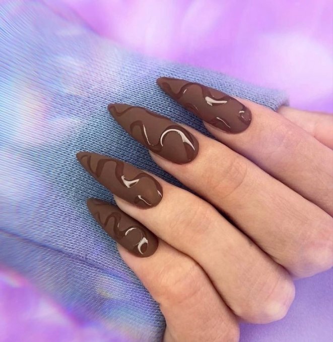 "Шоколадный маникюр", идеи