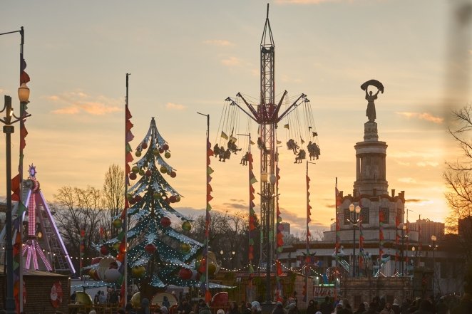 ВДНГ Різдвяний ярмарок Київ 2025/2026 - Резиденція Санти та інші атракції, розклад роботи