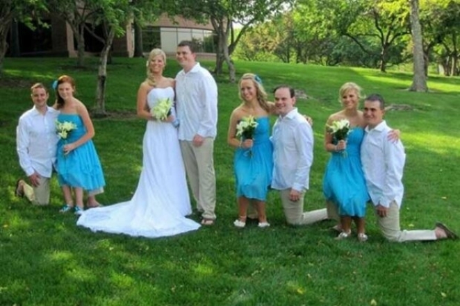 Кумедні фото з весілля