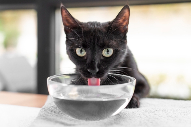 Сколько воды должна выпивать кошка