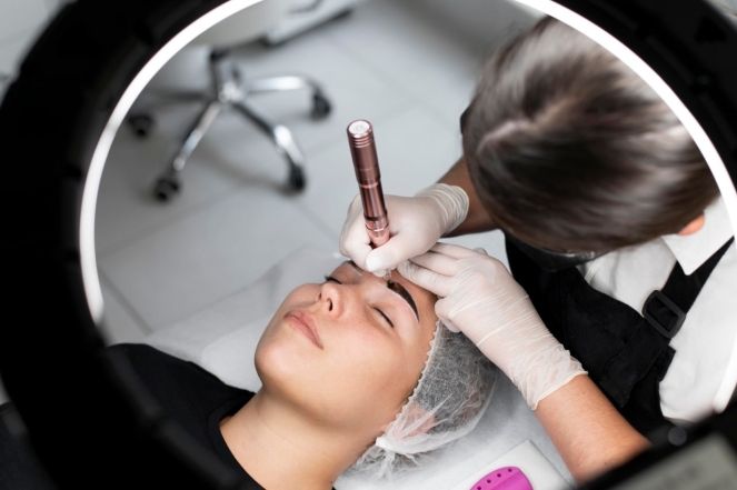 Перманентный макияж бровей: популярные техники, особенности процедуры и результат - фото №1