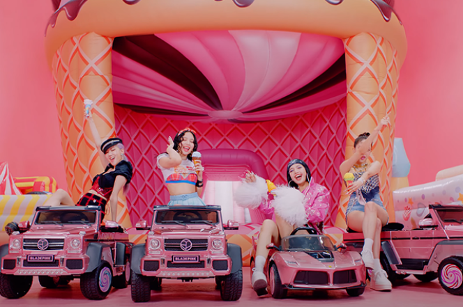 Селена Гомес и K-pop группа Blackpink выпустили очень "вкусный" клип на песню Ice Cream (ВИДЕО) - фото №4