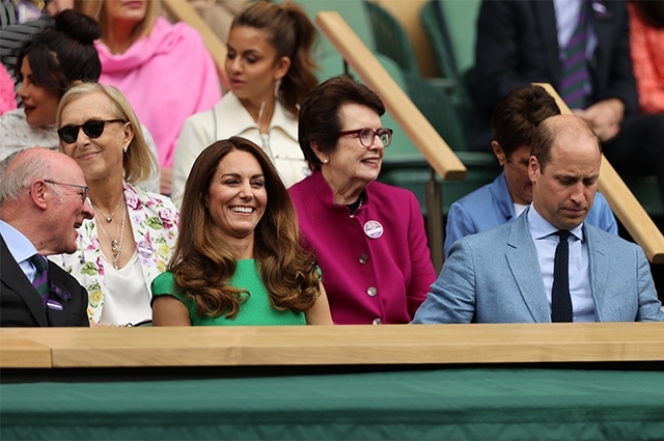 Кейт Миддлтон и принц Уильям побывали на финале Уимблдонского турнира - фото №2