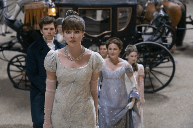 Образы из сериала Бриджертоны.