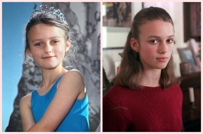 Кира Найтли в детстве, фото
