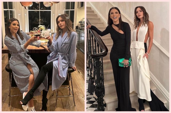 Єва Лонгорія і Вікторія Бекхем, фото