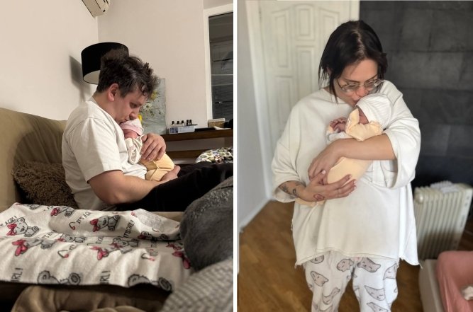 Алла Волкова чоловік та донька Злата - фото