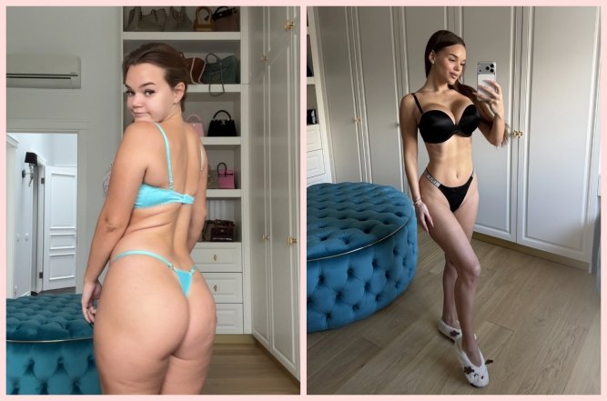 Юлия Верба до и после похудения, фото