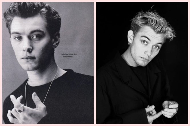 Джуд Лоу в молодості, фото