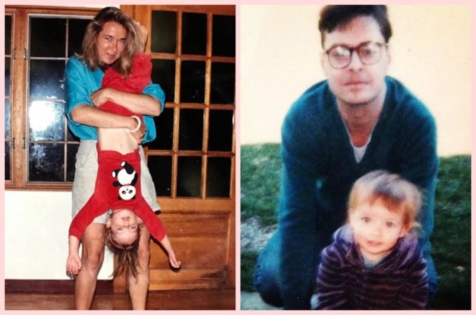 Олівія Вайлд і її батьки