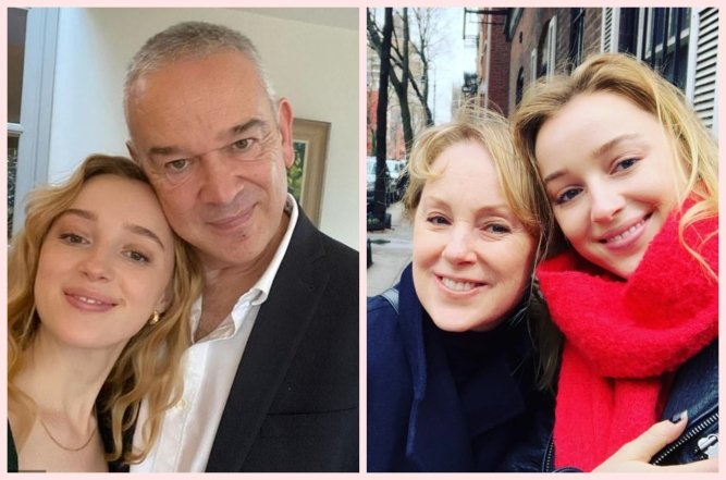 Родители Фиби Дайневор, фото