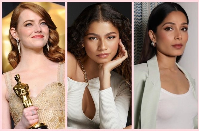 Емма Стоун, Зендея та Фріда Пінто, фото