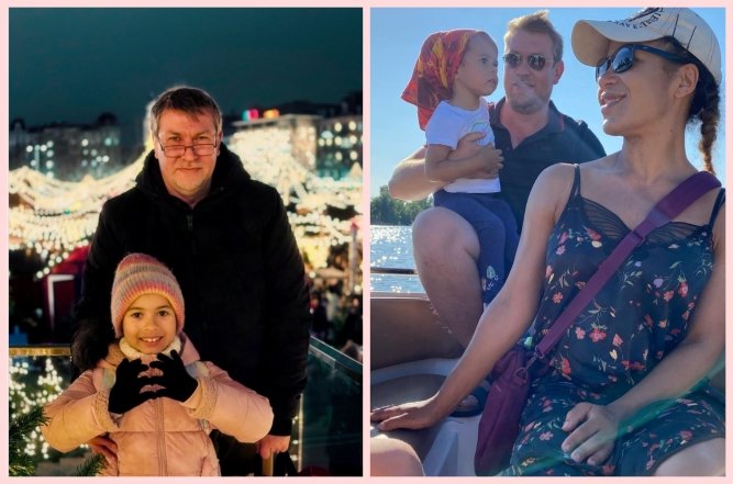 Гайтана с мужем и дочерью, фото