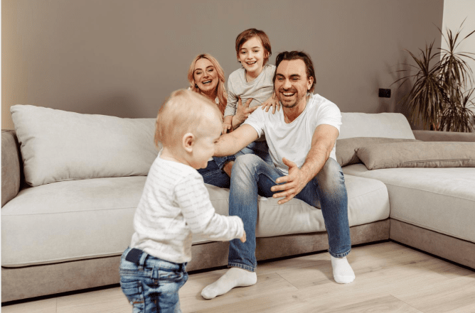 Олексій Гнатковський і його діти, фото