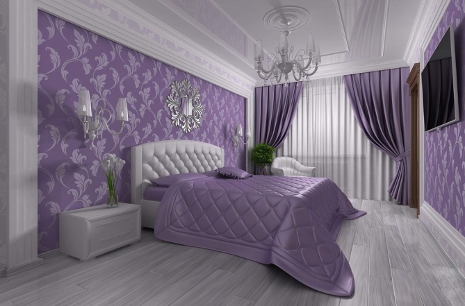 Роскошная спальня в холодных оттенках: модные варианты интерьера (ФОТО) - фото №10