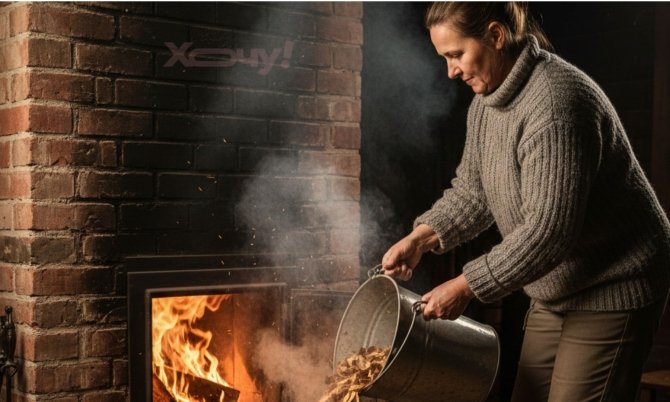 Старый бабушкин метод, который работает: этот продукт из кухни мгновенно уберет сажу в печи или камине